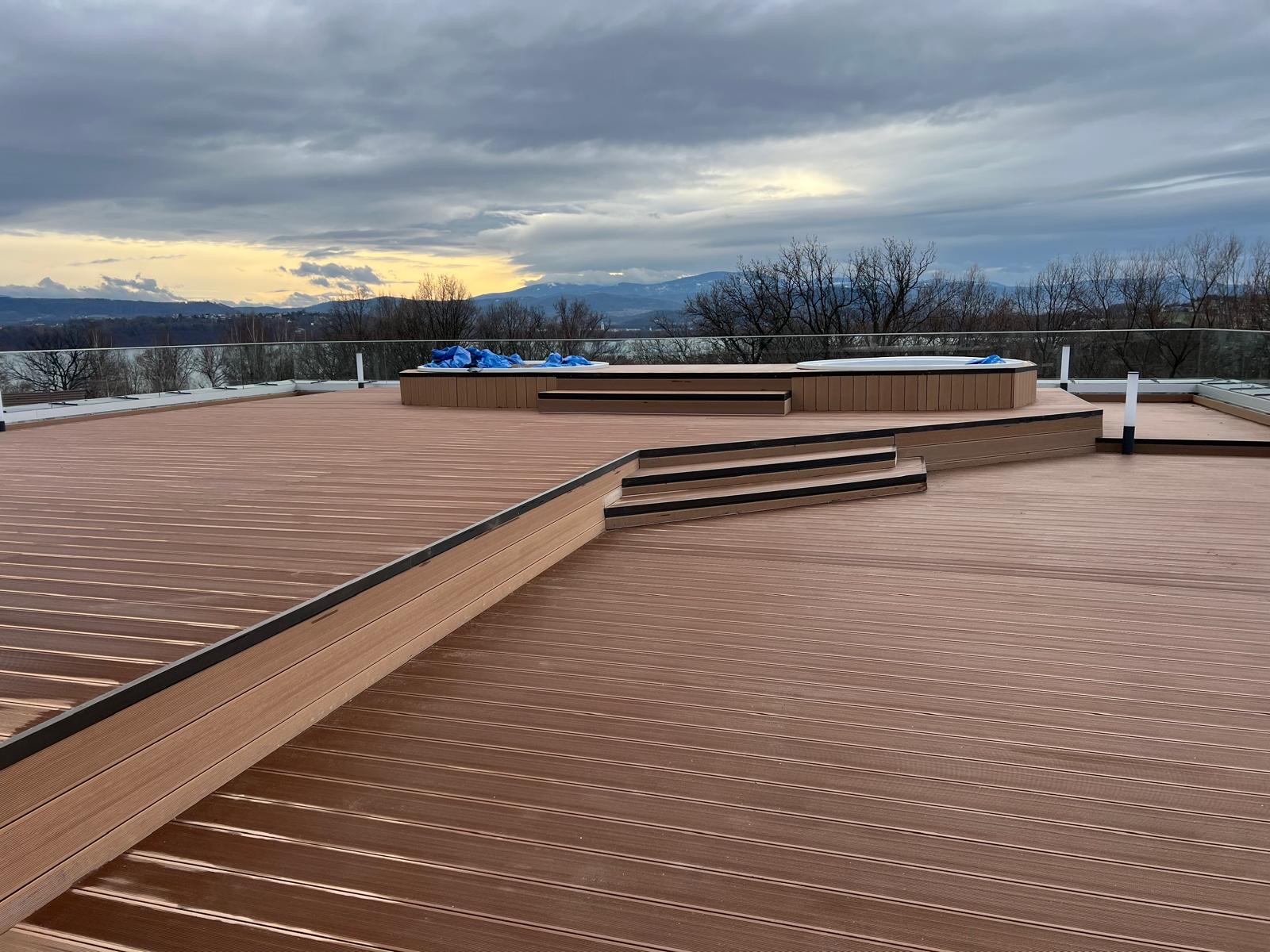 Nowy luksusowy taras Bangkirai Wilanów