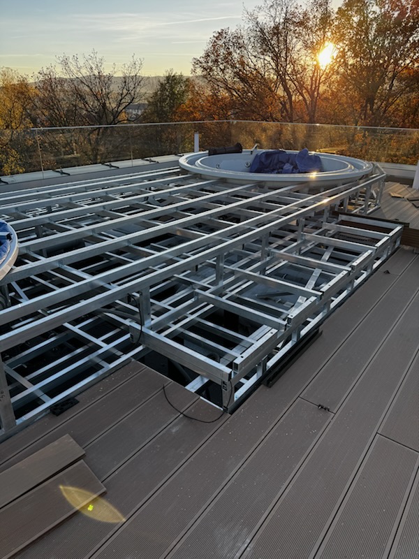 Stary taras przed renowacją