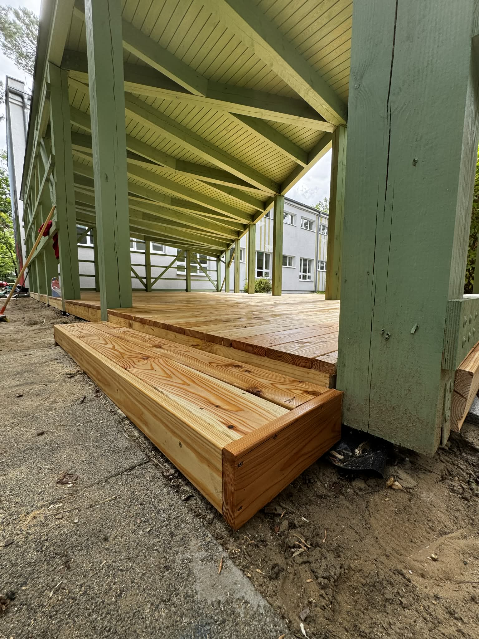 Taras drewno egzotyczne Bangkirai Teak Warszawa